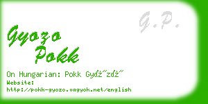 gyozo pokk business card